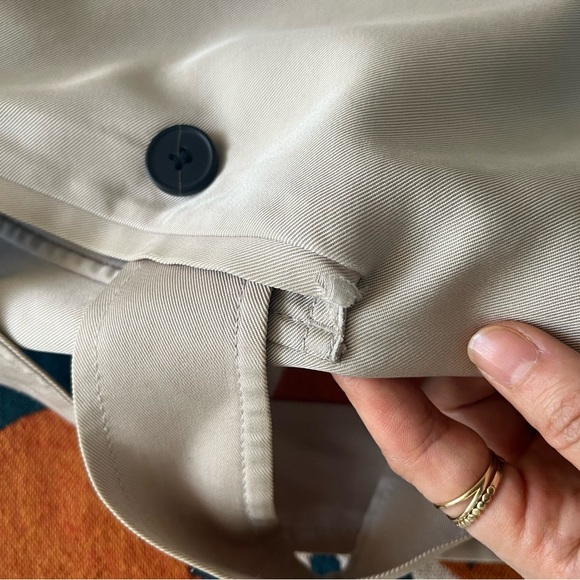 (Sold) Club Monaco Trench in Beige - Picture 3 of 6